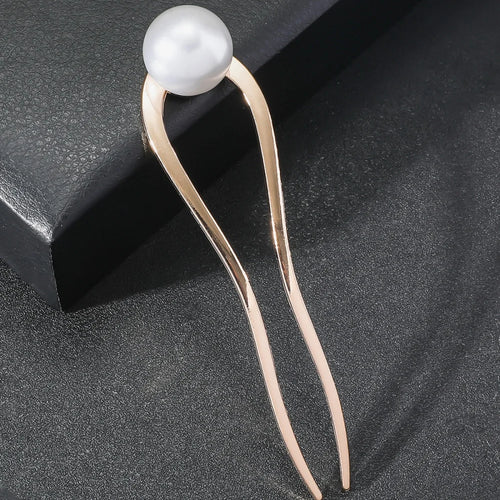 Simple U Shaped Hairpin Metal Hair Sticks U French Hair Clips Pins