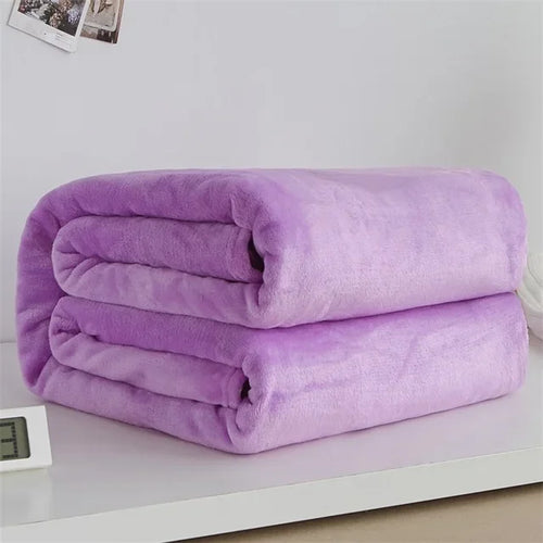 Soft and Warm Coral Velvet Winter Blanket Bed Cover Sofa