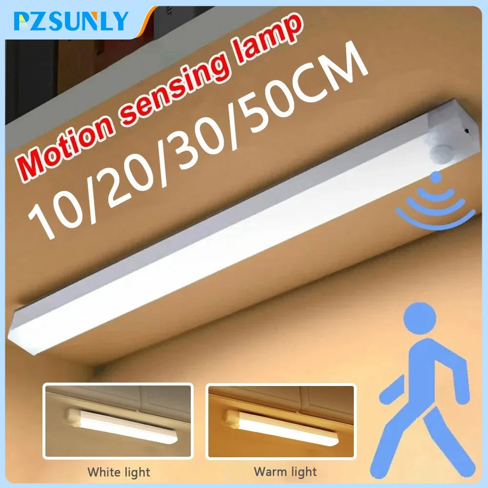 LED Motion Sensor Light Wireless LED Night Light Type C Rechargeable
