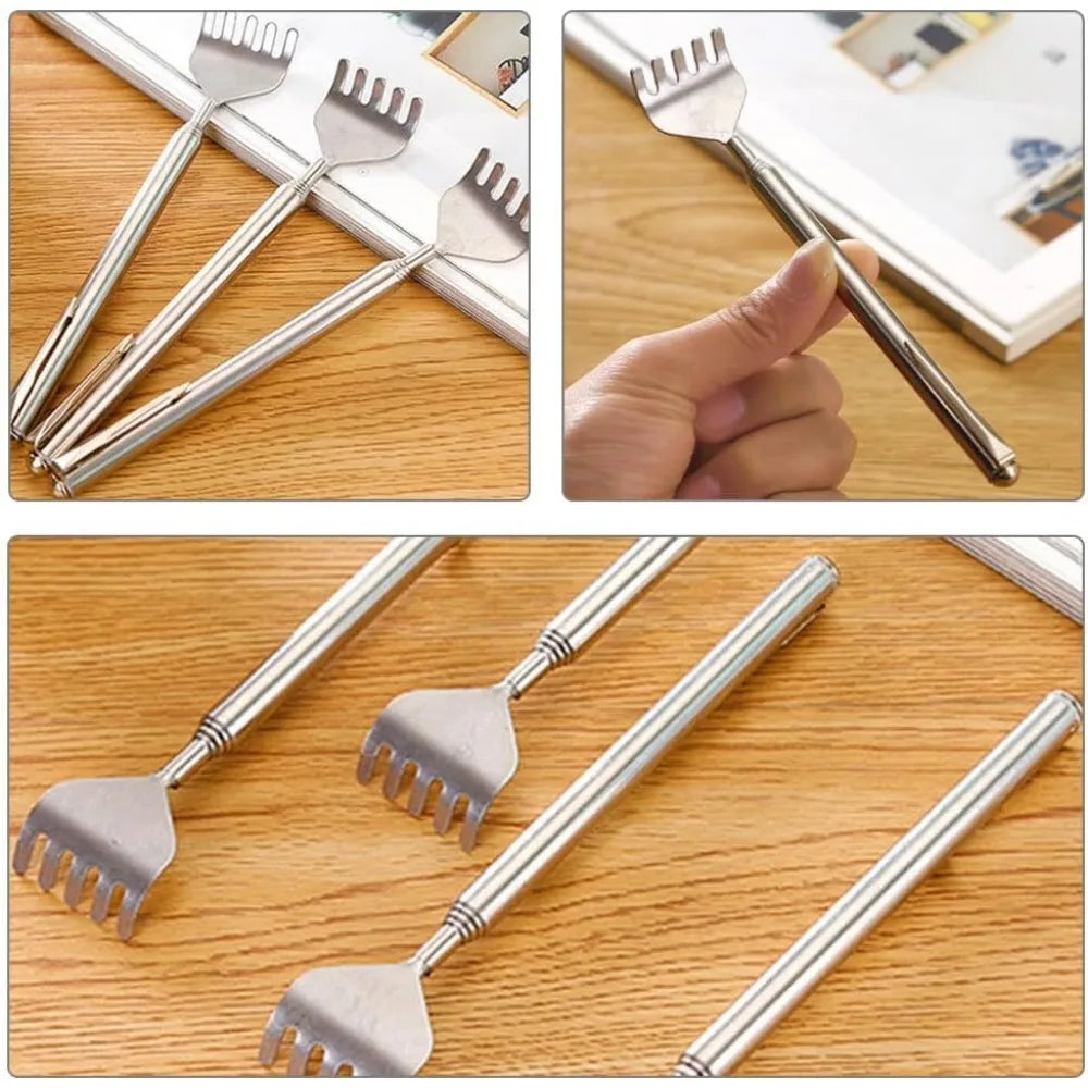 Compact Telescopic Back Massager – Portable Extendable Stainless