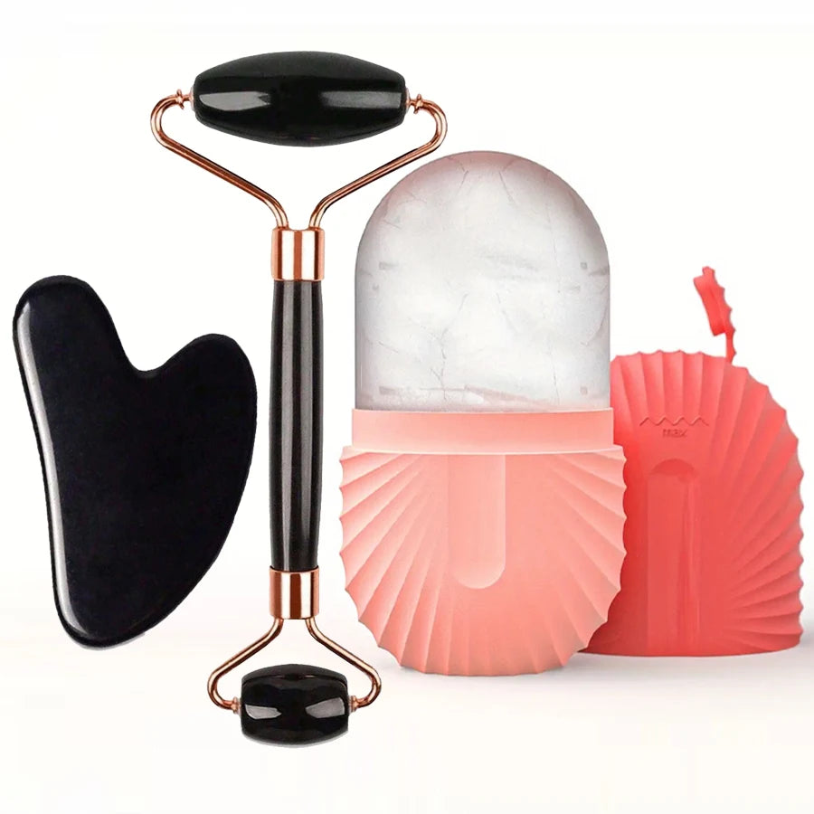 Facial Roller Ice Face Roller for Eyes Double Chin Jawline & Neck