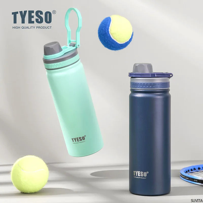 TYESO Vacuum Flasks Stainless Steel Thermos Water Bottle