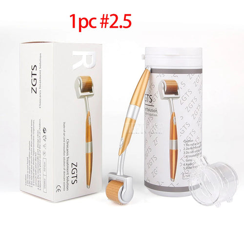 ZGTS Titanium 0.2mm Derma Roller 192 Needles Microneedle System