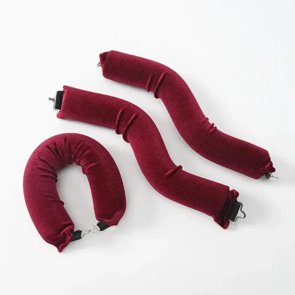 Heatless Hair Curler Curling Rod Headband No Heat Hair Rollers Satin