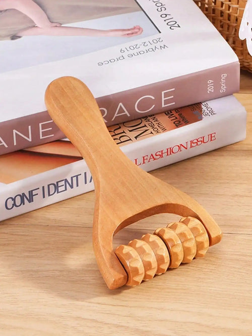Wooden Roller Massager Therapy Body Massager Face Shoulder Neck Hand