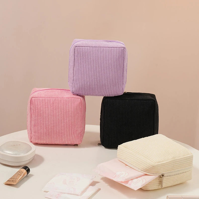Sanitary Napkins Organizer Bags Women Portable Makeup Lipstick Travel