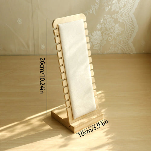 Wood Necklace Display Stand Large Capacity Pendant Bracelet Anklet