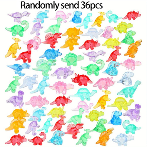 Mini Dinosaur Figurines 12 Styles Tiny Resin Animals Vase Fillers