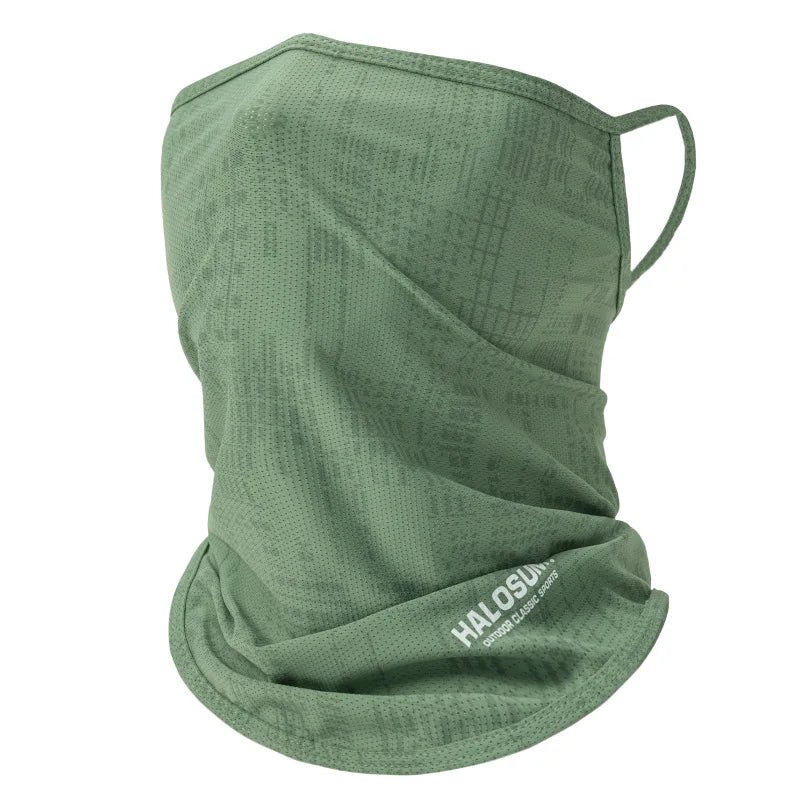 Thin Breathable Quick-dry Outdoor Face Mask Sun Protection Summer Ice