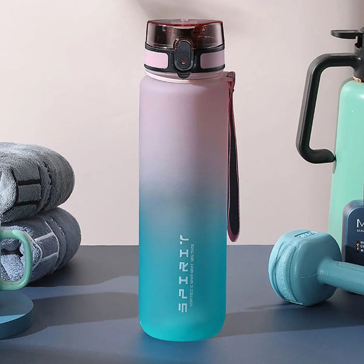 Gradient Water Bottle Outdoor Camping