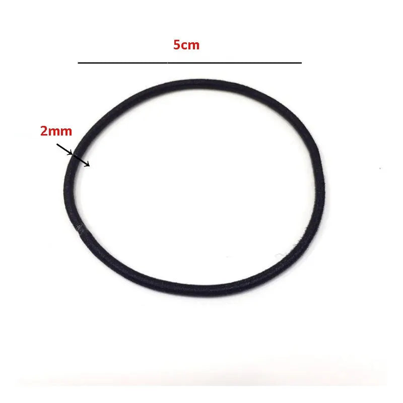 5CM New Color Nylon Elastic Hair Tie Rubber Band for Women Men Thin