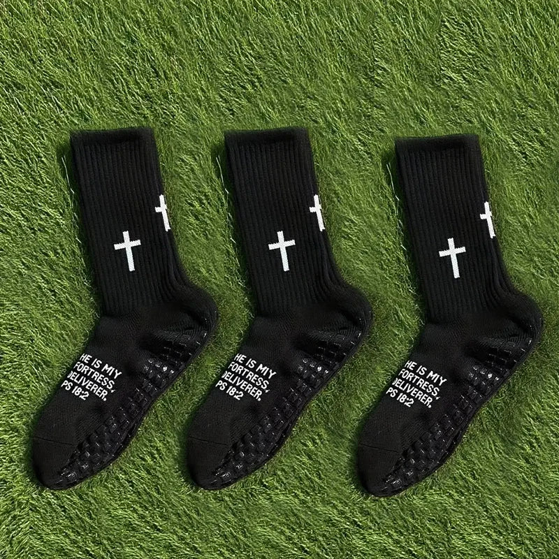 3 Pairs New Outdoor Men Women Sports Football Socks Dispensing Sports