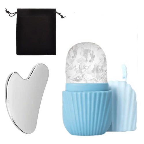 1/3Pcs Facial Cleansing Tool,Heart-Shaped Scraping Tool, Ice Facial