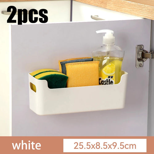 Non Perforated Cling Film Rack Inside Cabinet Wall Shelf Shelves Spice