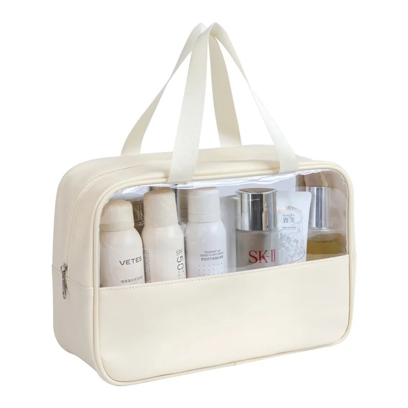 Portable Travel cosmetic bag Women Transparent Makeup Bag