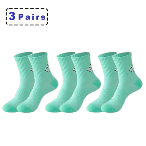 1/3 Pair Of Running Socks For Men And Women, Short Tube Towel Bottom