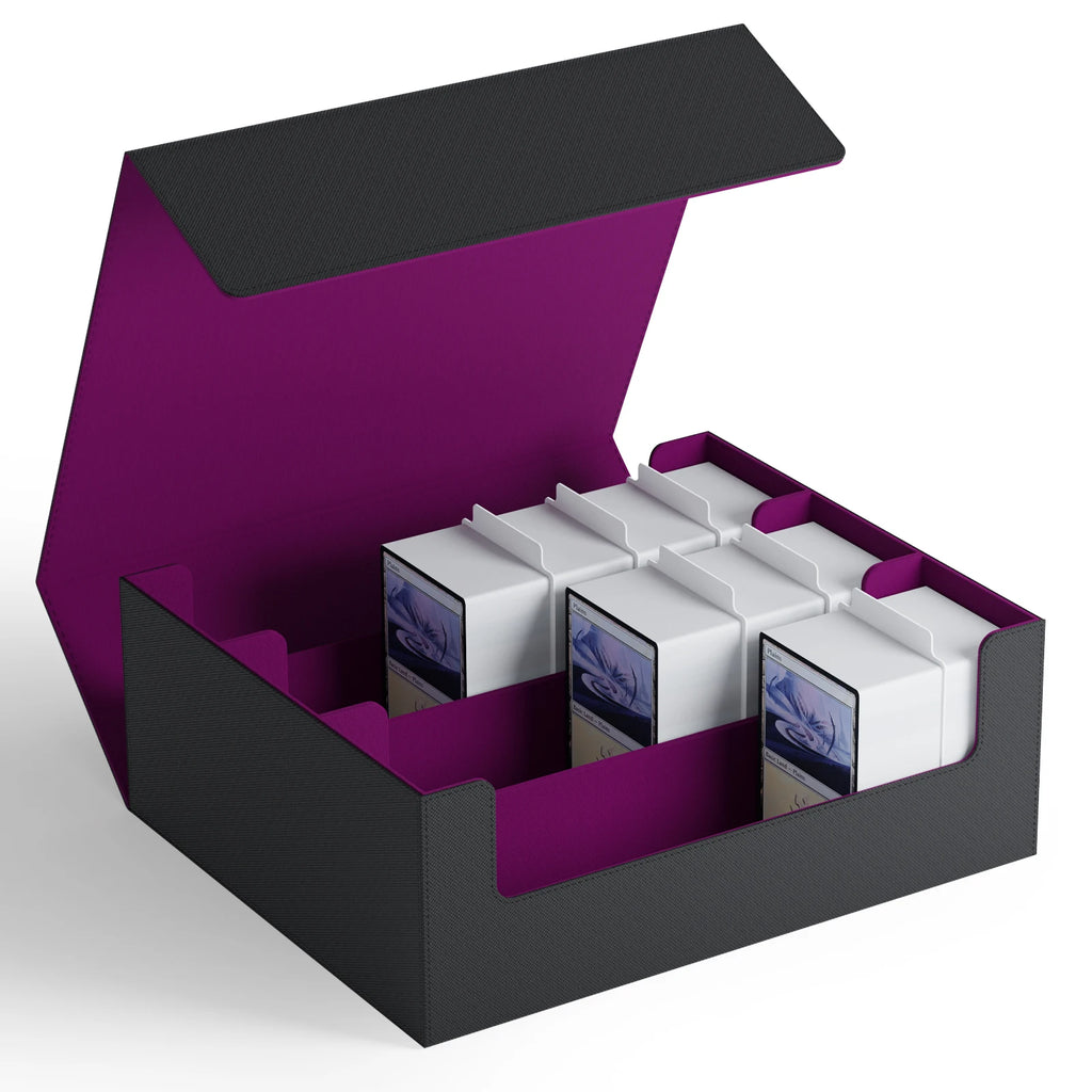 Trading Card Storage Box, Can Hold 1800+ Single Decks, Magnetic