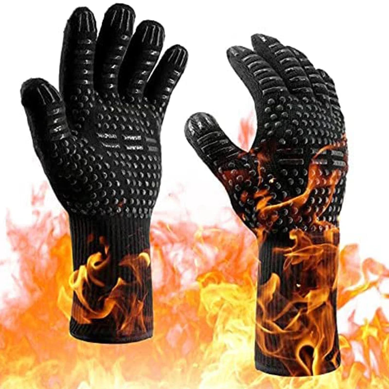 1PC / 1 Pair Oven Gloves, Oven Mitts, Heat Resistant Fireproof