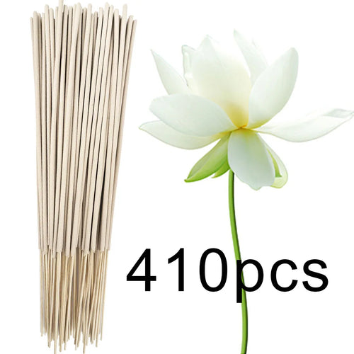 High-Quality Off-White 8.7-Inch White Lotus Incense Sticks