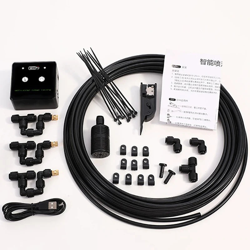 WiFi Rainforest Sprayer Control Automatic Mist Timing Spray System Kit