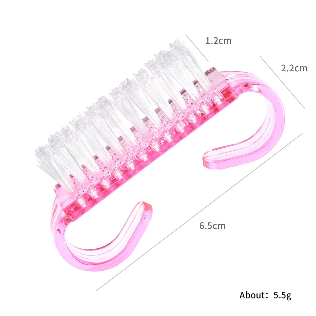 Acrylic Nail Brush Pink Color Nail Art Manicure Pedicure