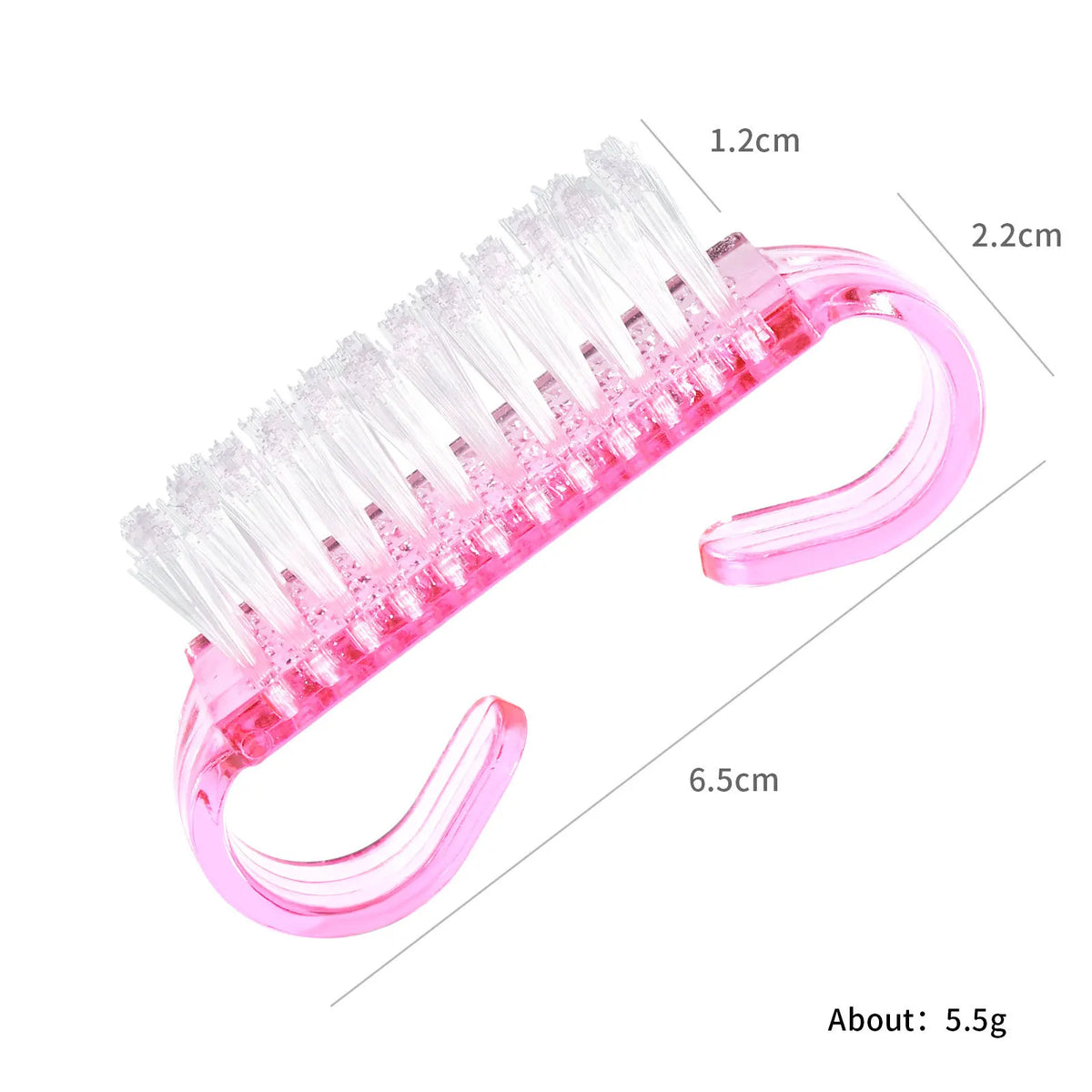 Acrylic Nail Brush Pink Color Nail Art Manicure Pedicure