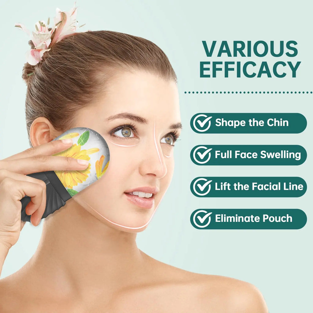 Facial Roller Ice Face Roller for Eyes Double Chin Jawline & Neck