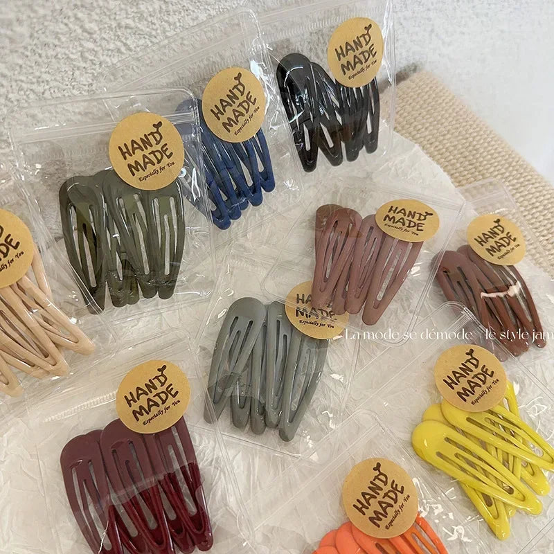 5Pcs/Lot Small BB Clips Delicate Hair Side Clip Simple Bangs Hairpins