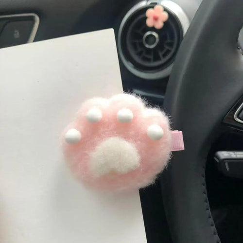 2 Pcs Sweet Angel Wing Plush Hair Clips Girl Bangs Cute Hairpin Simple