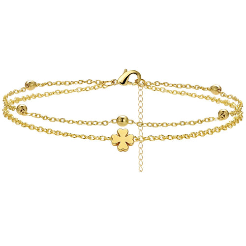 925 Sliver Plated CZ Anklet Bracelets for Women Girl Trendy New