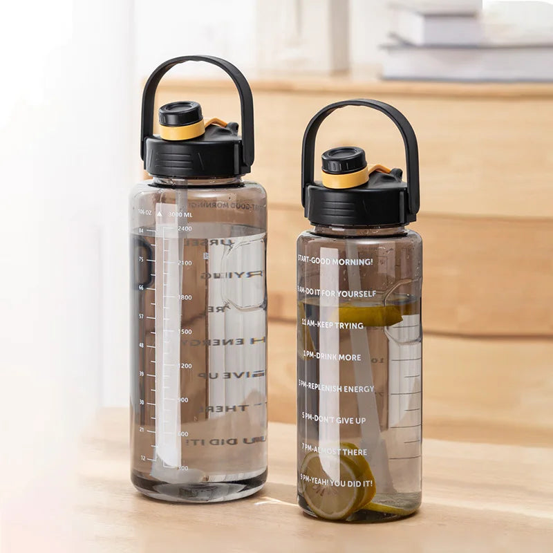 LUSQI 1.5 L/2L/3L Bottled Large Capacity Sports Water Cup Leak-proof