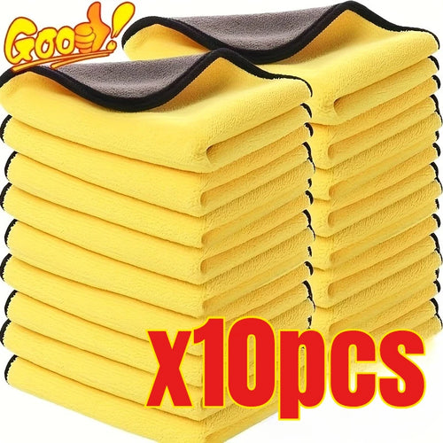 3/5/10Pcs Car Wash Microfiber Towel 30*30CMCar Cleaning Drying Cloth