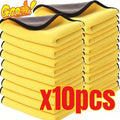 3/5/10Pcs Car Wash Microfiber Towel 30*30CMCar Cleaning Drying Cloth