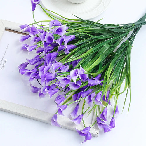 Artificial Flowers Bouquet 33cm Fake Flowers for Home Room Decor