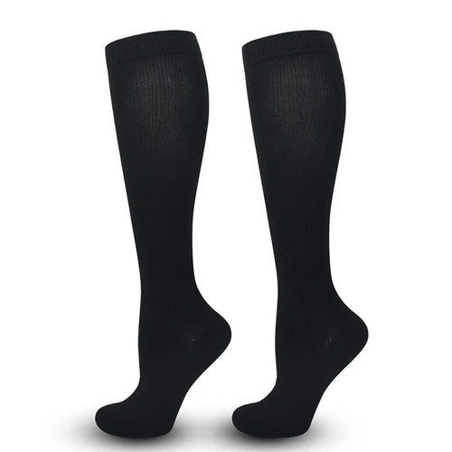 Women's & Men's Compression Socks 15-20 MMHg Knee High Stocking