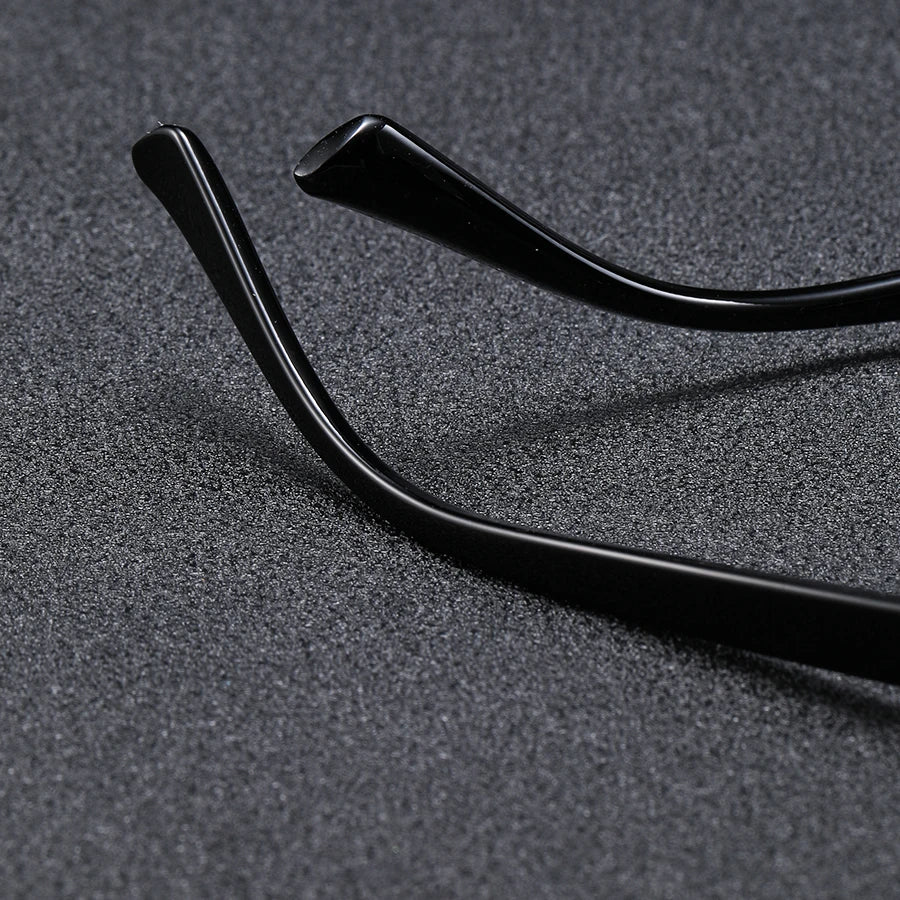 Men's Fashion Glasses New Trendy Square Frame Retro Rivet Y2K
