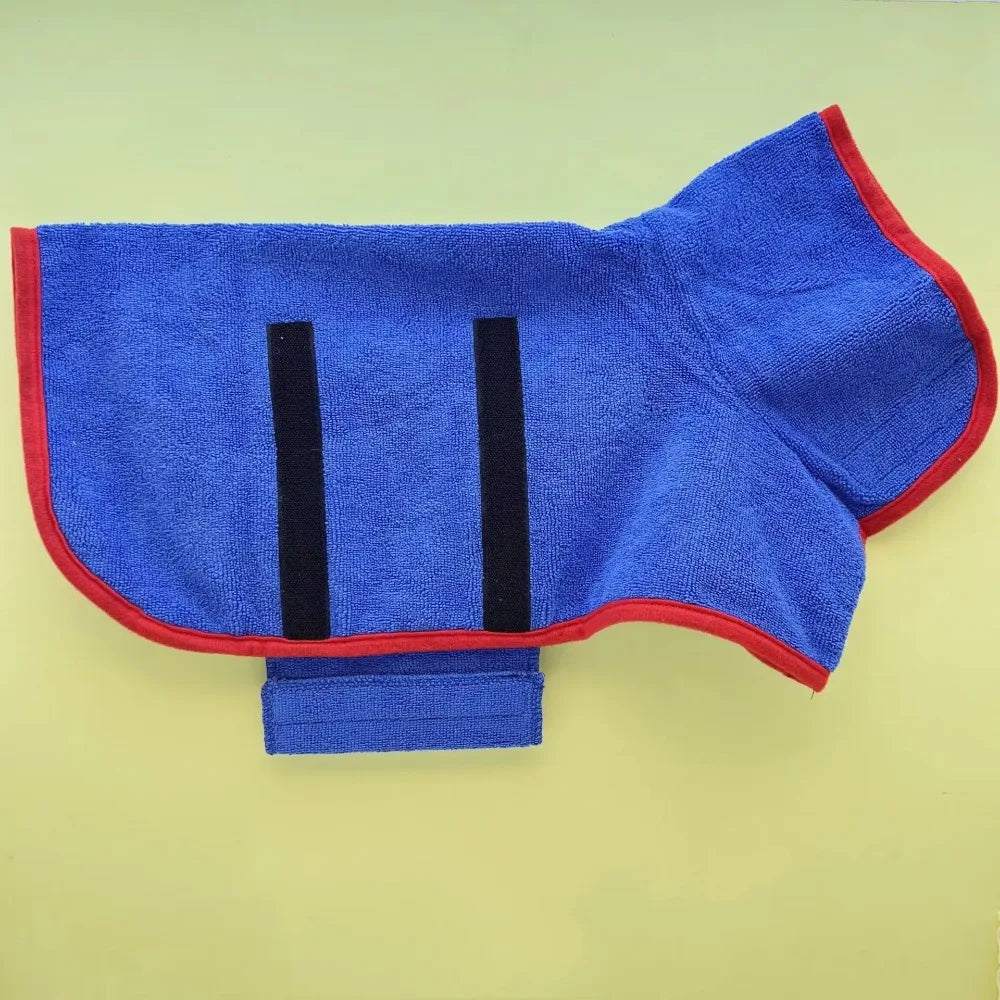 New Dog Bathrobe Absorbent Pet Quick Drying Bath Towel Dog Bath Towel