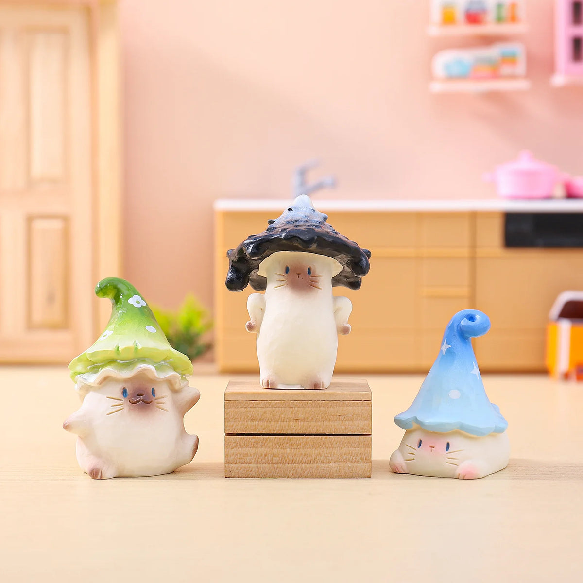 Cat Pai Fantasy Mushroom Series Blind Box Fun In-Vehicle Decoration