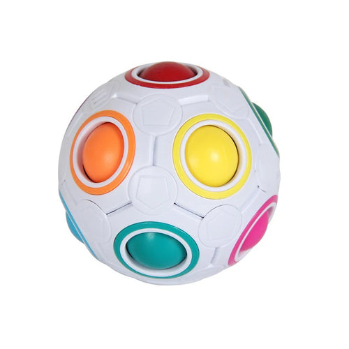 Kids Antistress Cube Magic Fidget Toys Puzzle Rainbow Balls Children