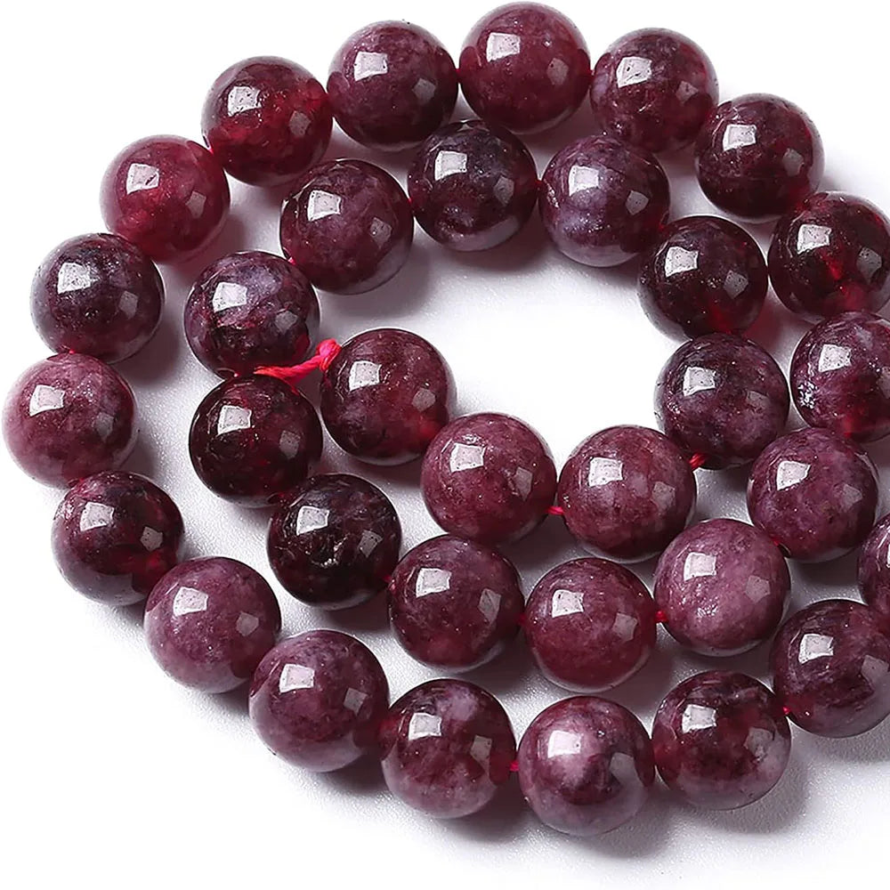 Natural Garnet Round for Jewelry Making, Therapeutic