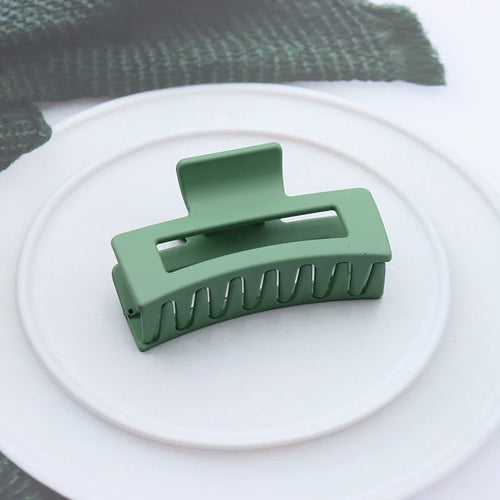 Korean Women Girls Plastic Hair Claws Hair Clips Headwear Large Size