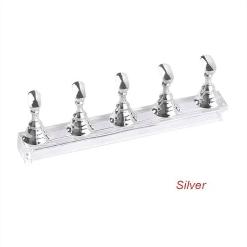 Magnetic Nail Tips Practice Holder Reusable Fake Nail Display Stand