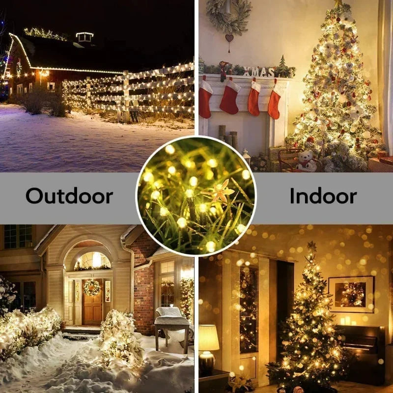 Outdoor Solar Light String LED Christmas Decoration