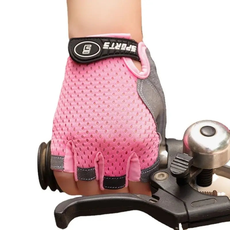 Kids Cycling Skateboard Gloves Anti-Slip Summer Spring Sports