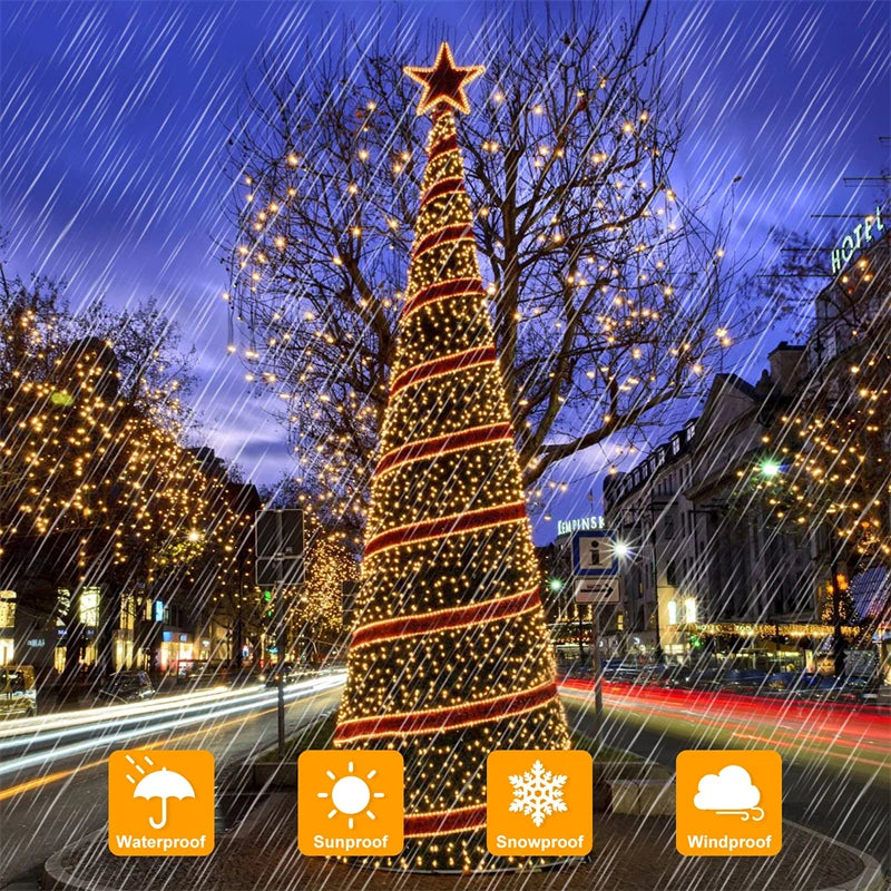 Solar LED Fairy Light Outdoor Festoon LED Waterproof