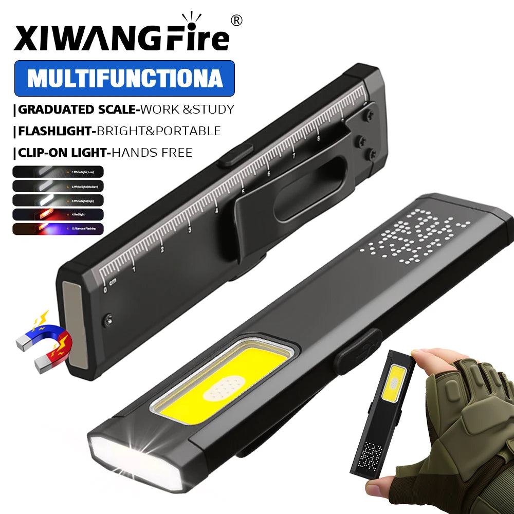 Mini Portable Rechargeable LED Torch Light, Waterproof Outdoor Work