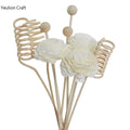 9 Pcs Flower Aromatherapy Rattan No Fire Aroma Diffuser Sticks Home