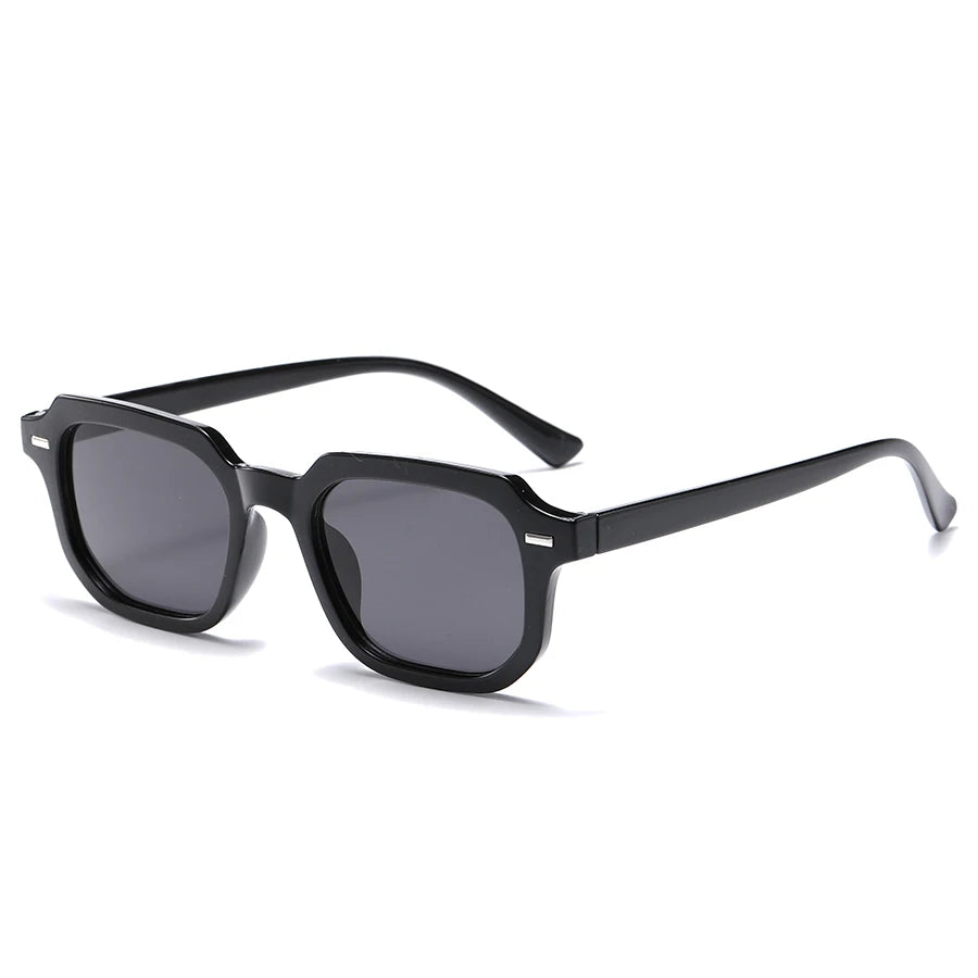 Men's Fashion Glasses New Trendy Square Frame Retro Rivet Y2K