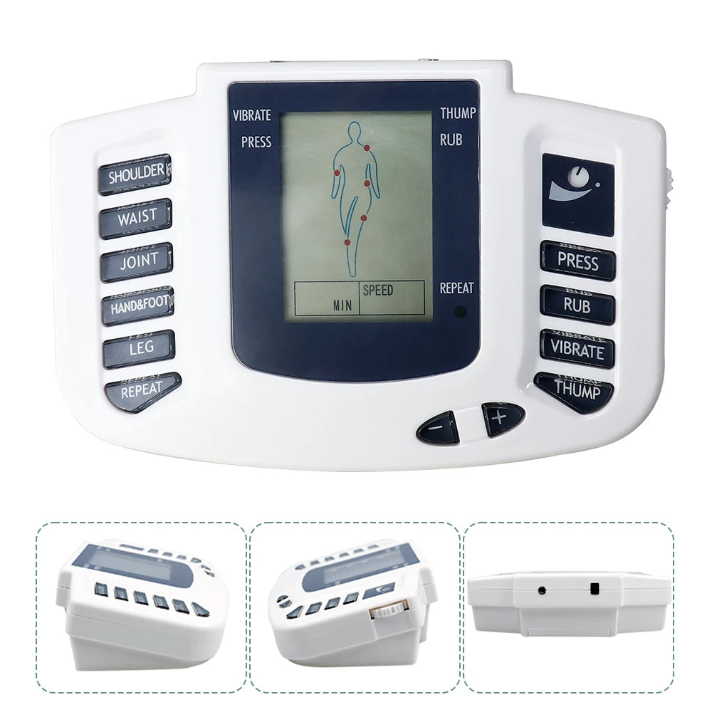 10 Modes Electrical EMS TENS Pulse Body Massage Acupoint Meridian