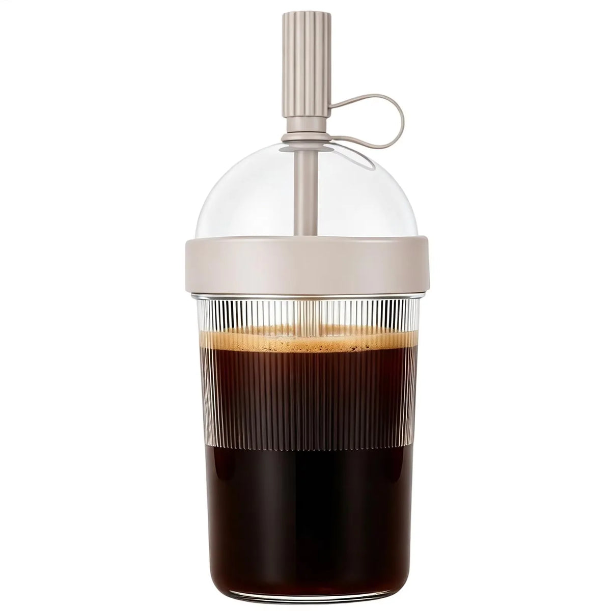 Coffee Cups With Lids Reusable Drinkware With Lid And Straw Cold Drink